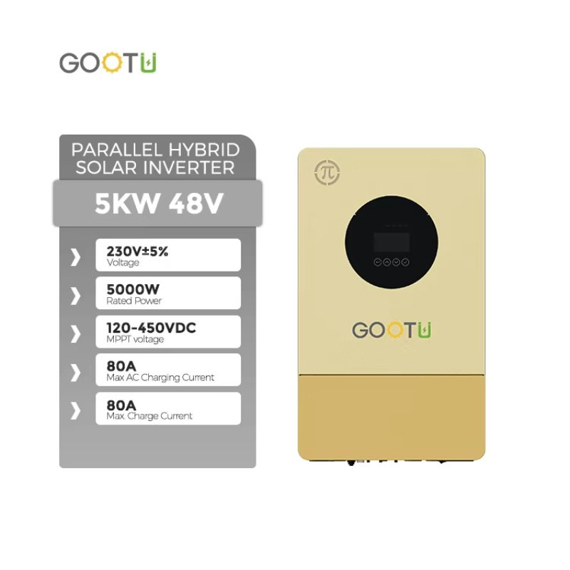 Parallel Solar Inverter 48V 5000W Mppt - محول طاقة شمسية هجين جديد من