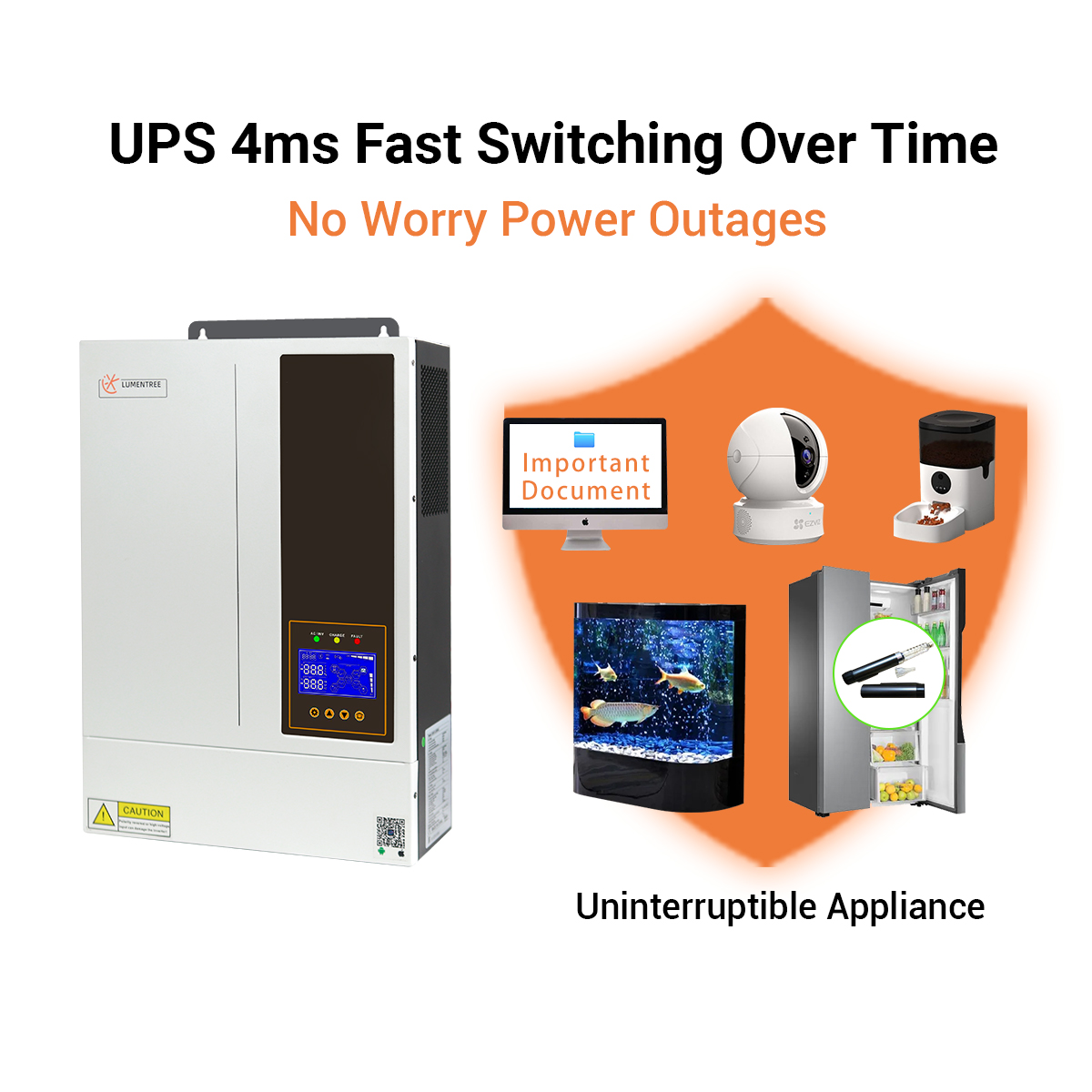 نظام طاقة شمسية هجين 5.5 كيلوو - مراجعة Hybrid Solar Inverter 5.5Kw Mppt 48V وسعره