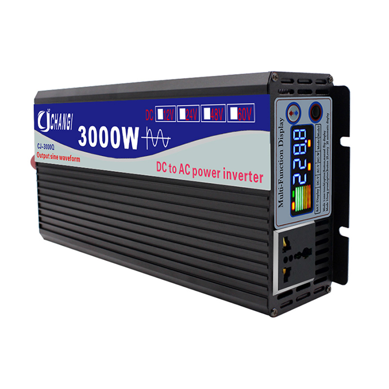 محول لموجة جيبية نقية 12 فولت  - مراجعة Inverter Pure Sine Wave 60Hz 120V 3000W وسعره